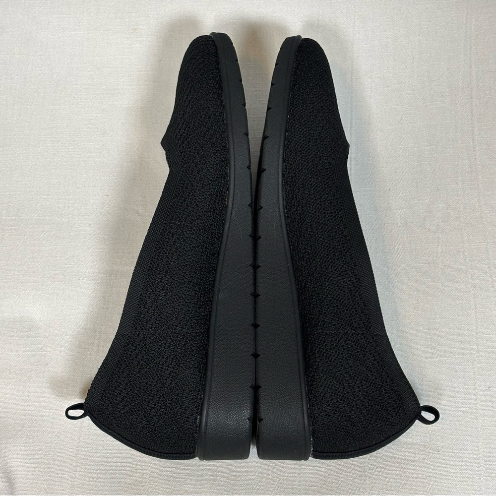 Skechers Cleo Flex Wedge Flipside Ballet Flats Shoes-Black-Women Size 11 - Picture 6 of 10